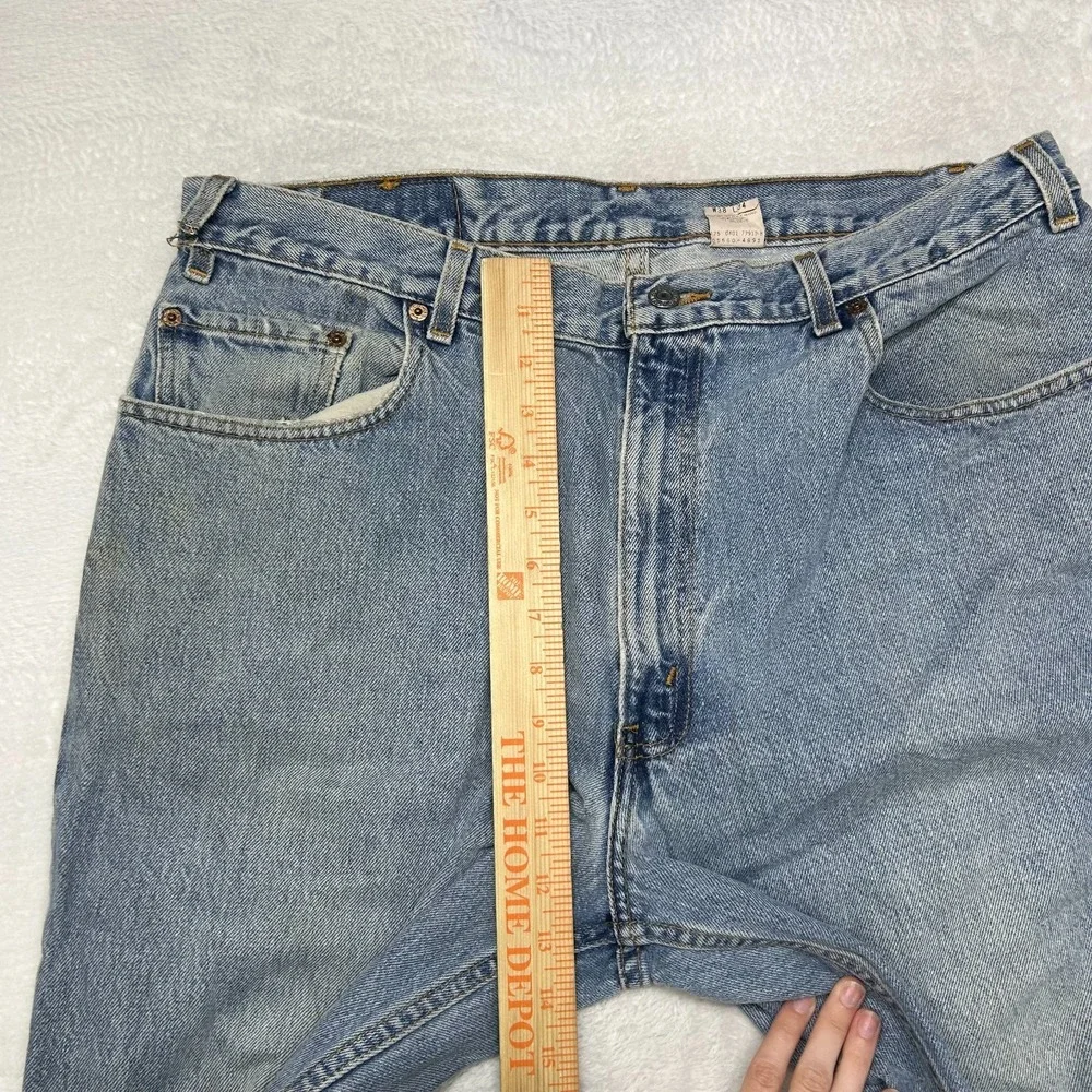 Levi's 560 Loose‎ Fit Tapered Leg Jeans Men Blue Denim Pockets Classic - 37X31.5